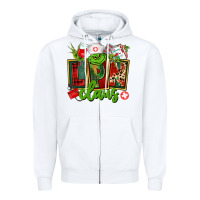 White lpn licensed practical claus Zipper Hoodie - CowGirlArtShop