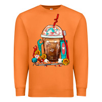 Carrot Dentist Frappe Coffee Premium Sweatshirt - FaDigitalArtStudio