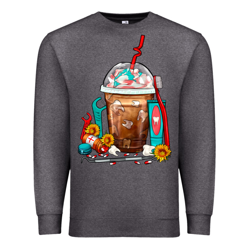Dentist Frappe Coffee Premium Sweatshirt by FaDigitalArtStudio | Teevron