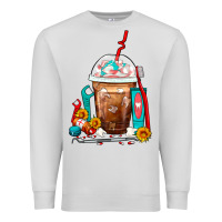 Dove Grey Dentist Frappe Coffee Premium Sweatshirt - FaDigitalArtStudio