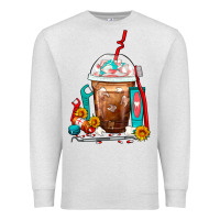 Oatmeal Heather Dentist Frappe Coffee Premium Sweatshirt - FaDigitalArtStudio