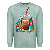 Seafoam Dentist Frappe Coffee Premium Sweatshirt - FaDigitalArtStudio