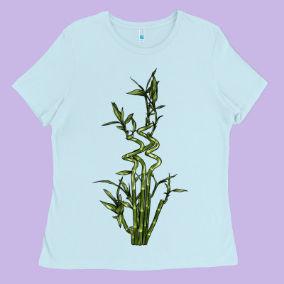 Lucky Bamboo Ladies Tee Designed By Lillyallendesigns