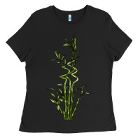 Black Lucky Bamboo Ladies Tee - LillyAllenDesigns