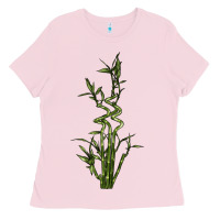 Bubblegum Pink Lucky Bamboo Ladies Tee - LillyAllenDesigns