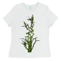 White Lucky Bamboo Ladies Tee - LillyAllenDesigns