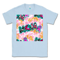Dusty Blue Breast Cancer Awareness Mom With Leopard Patterns Classic Tee - BundleAndBundleShop