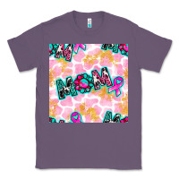 Lavender Breast Cancer Awareness Mom With Leopard Patterns Classic Tee - BundleAndBundleShop
