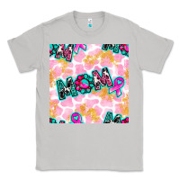 Moon Dust Breast Cancer Awareness Mom With Leopard Patterns Classic Tee - BundleAndBundleShop