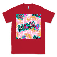 Red Breast Cancer Awareness Mom With Leopard Patterns Classic Tee - BundleAndBundleShop