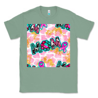 Sage Breast Cancer Awareness Mom With Leopard Patterns Classic Tee - BundleAndBundleShop