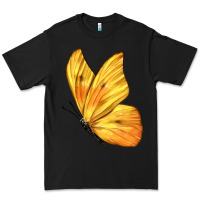 Black Flying Cloudless Sulphur Butterfly Premium Tee - LillyAllenDesigns