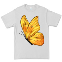 Dove Grey Flying Cloudless Sulphur Butterfly Premium Tee - LillyAllenDesigns
