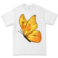 White Flying Cloudless Sulphur Butterfly Premium Tee - LillyAllenDesigns