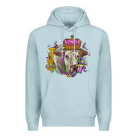 Blue Mist charolais mardi gras Premium Hoodie - OliviaCreatesArt