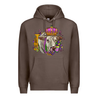 Coffee charolais mardi gras Premium Hoodie - OliviaCreatesArt