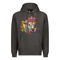 Smoke charolais mardi gras Premium Hoodie - OliviaCreatesArt