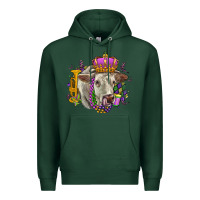 Sports Green charolais mardi gras Premium Hoodie - OliviaCreatesArt