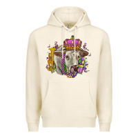 Tofu charolais mardi gras Premium Hoodie - OliviaCreatesArt