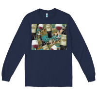Navy California Wine with Leopard Background Long Sleeve Tee - Bettercallsaul