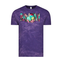 Cloud Purple Western Mom With Easter Vintage Tee - BundleAndBundleShop