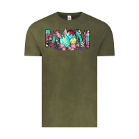 Vintage Olive Western Mom With Easter Vintage Tee - BundleAndBundleShop