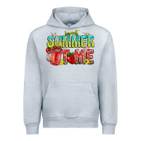 Heather Grey summer time Urban Hoodie - CowhideDigitalArt