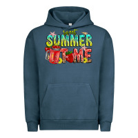 Pigment Midnight Navy summer time Urban Hoodie - CowhideDigitalArt