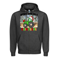 Charcoal Heather nothing runs like a reindeere Zipper Hoodie - CowGirlArtShop