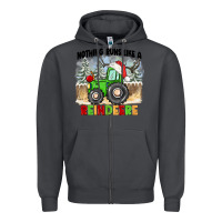 Smoke nothing runs like a reindeere Zipper Hoodie - CowGirlArtShop