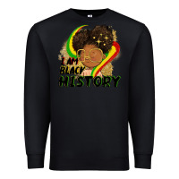 Black I am black history Premium Sweatshirt - FaDigitalArtStudio