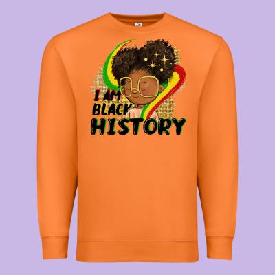 I Am Black History Premium Sweatshirt Designed By Fadigitalartstudio