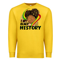 Lemon I am black history Premium Sweatshirt - FaDigitalArtStudio