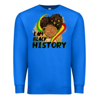 True Royal I am black history Premium Sweatshirt - FaDigitalArtStudio