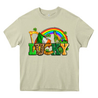 Mossy lucky with st patricks elements Heavy Core Tee - AdoDesignShop