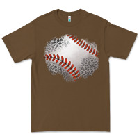 Cacao leopard baseball patch Premium Tee - Jasminsmagicworld