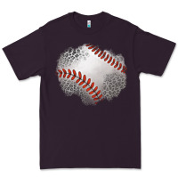 Plum leopard baseball patch Premium Tee - Jasminsmagicworld