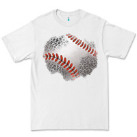 White leopard baseball patch Premium Tee - Jasminsmagicworld