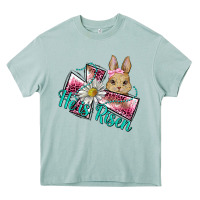 Arona he is risen cross rabbit Heavy Core Tee - BarkalooDesign