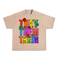 Burro They Them Their Pride LGBTQ Urban Heavy Tee - BundleAndBundleShop