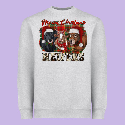 Merry Christmas Heavyweight Sweatshirt Designed By Ranaportraitstore