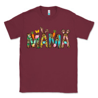 Burgundy Easter Mama Classic Tee - BundleAndBundleShop