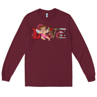 Burgundy valentine's day cupid sunflowers love Long Sleeve Tee - RanaPortraitStore