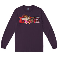 Plum valentine's day cupid sunflowers love Long Sleeve Tee - RanaPortraitStore