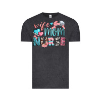 Vintage Black Wife Mom Nurse Vintage Tee - BundleAndBundleShop