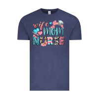 Vintage Denim Wife Mom Nurse Vintage Tee - BundleAndBundleShop
