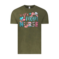 Vintage Olive Wife Mom Nurse Vintage Tee - BundleAndBundleShop