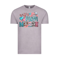 Wife Mom Nurse Vintage Tee | Teevron