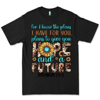 Black for i know the plans i have for you plans to give you hope and a futur Premium Tee - JahusDesignShop