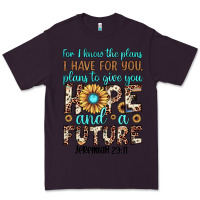 Plum for i know the plans i have for you plans to give you hope and a futur Premium Tee - JahusDesignShop